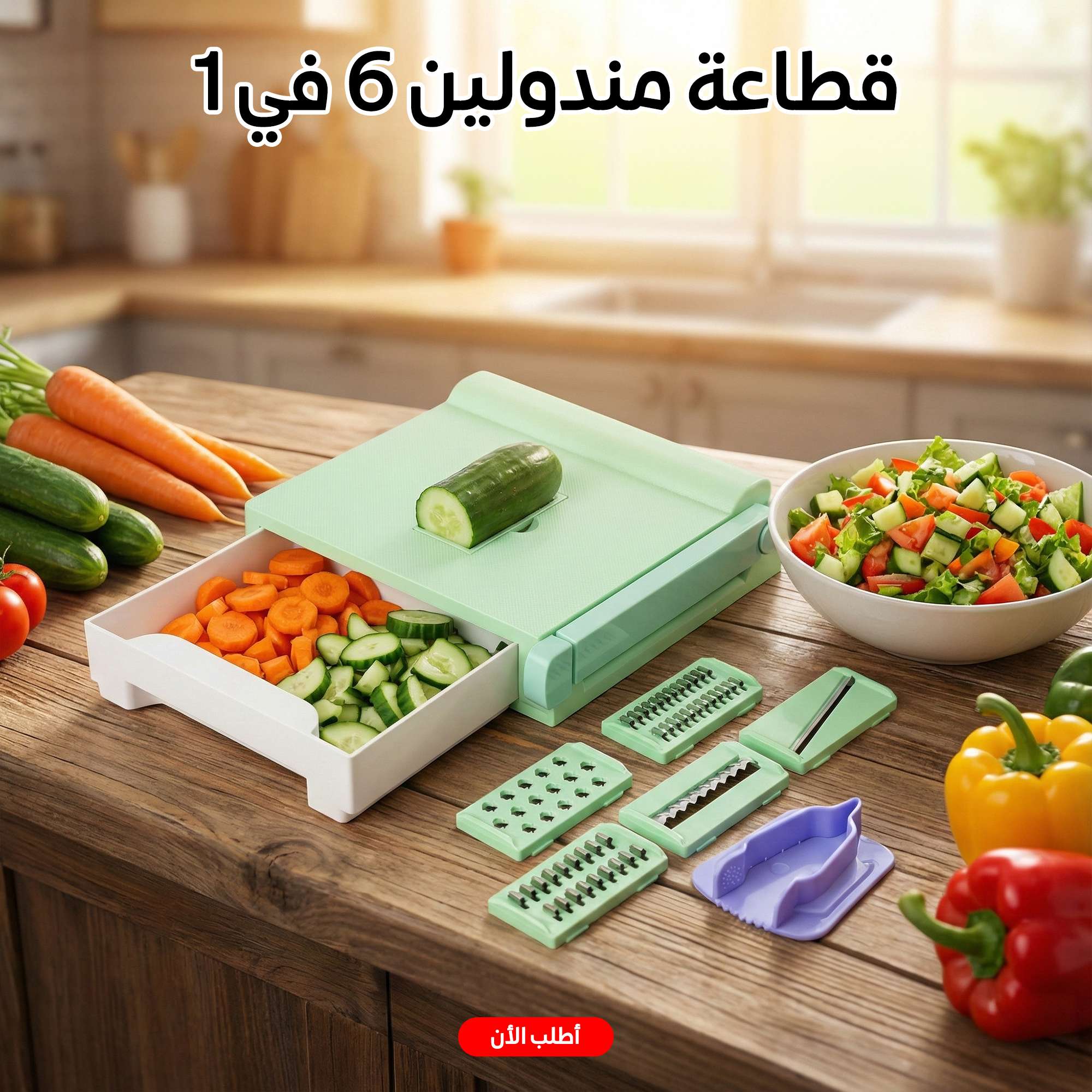 قطاعة خضراوات 6 فى 1