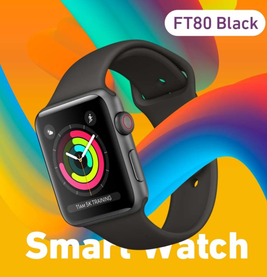 Smart Watch FT80 Black | سيزما