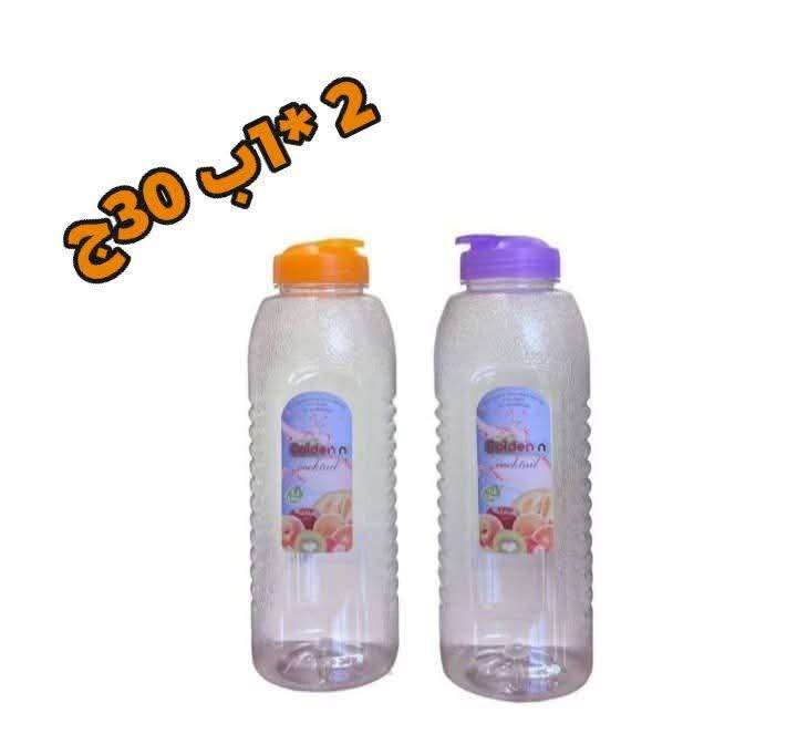 زجاجه بلاستيك حجم كبير