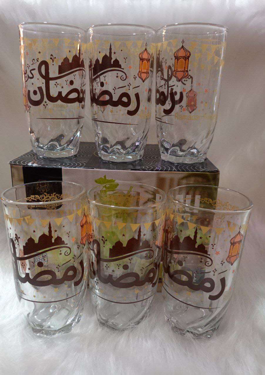 طقم زجاج رمضان