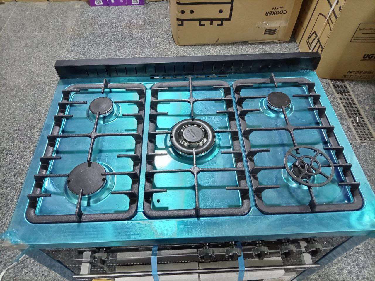 بوتاجاز يونيون إير كاربون فايبر Air Carbon Fiber Stove 5 Burners