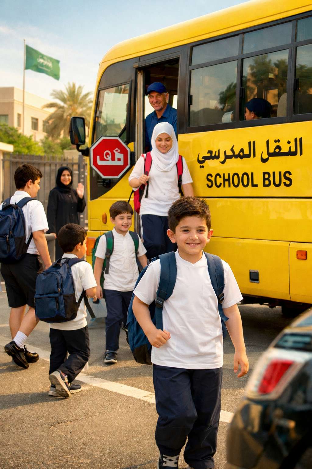 توصيل طلاب