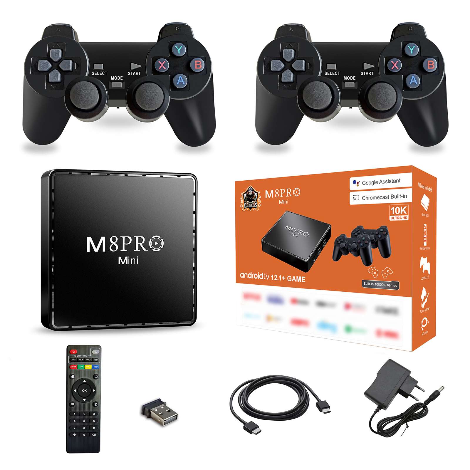 Android TV BOX  Game Stick 10K - جهاز تي في بوكس اندرويد العاب