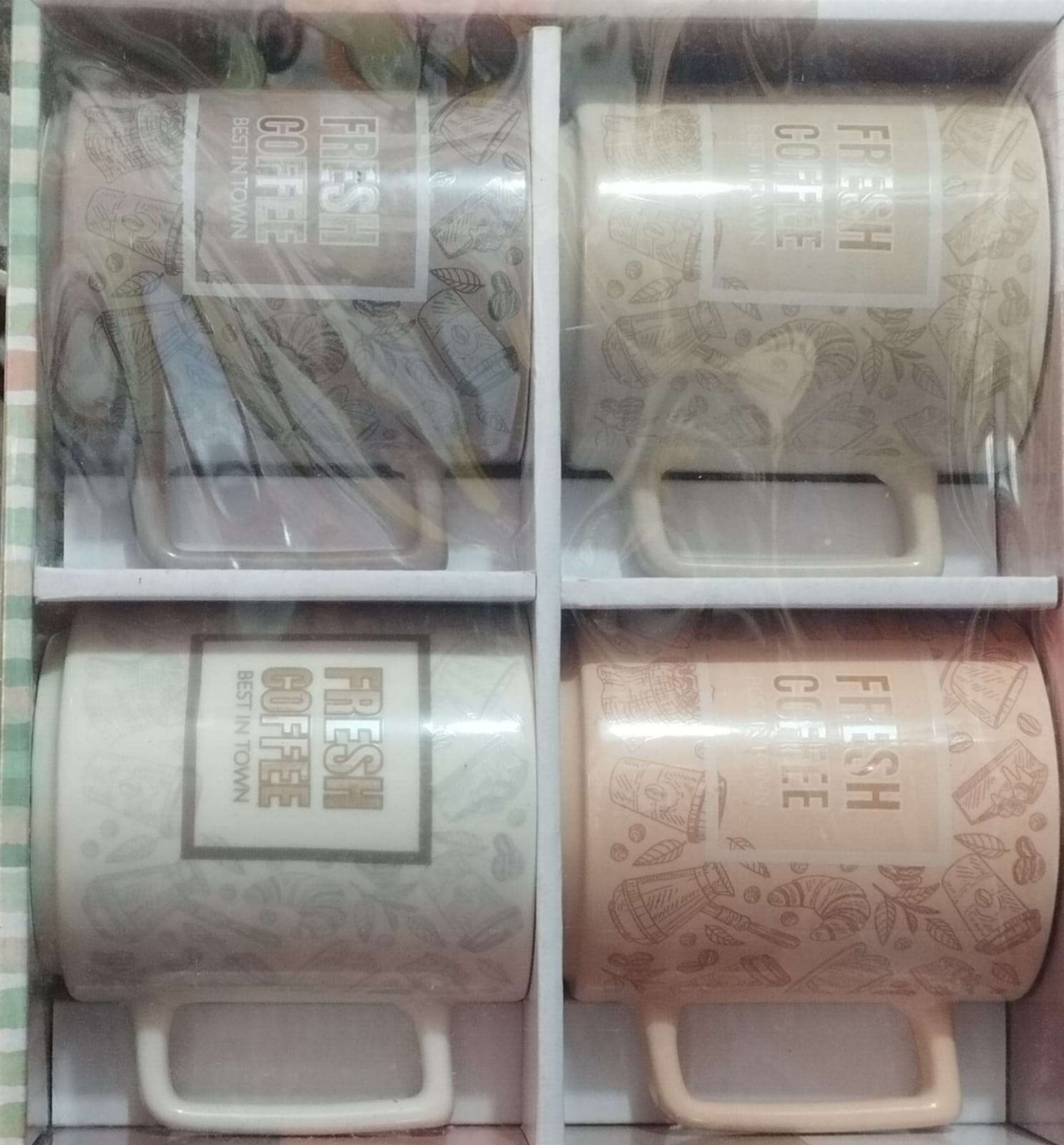طقم مج كابتشينو 4 قطعة