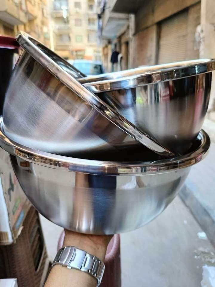طقم عجان استيل