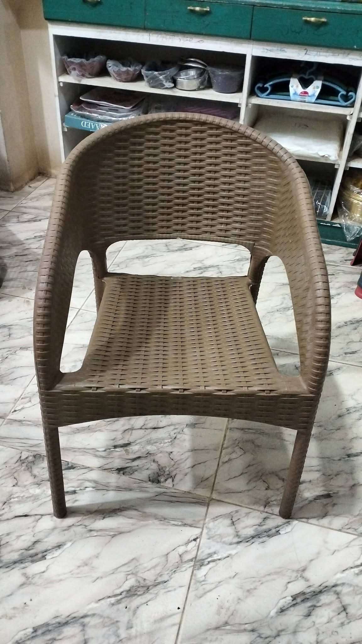 كرسي رتان بامبو