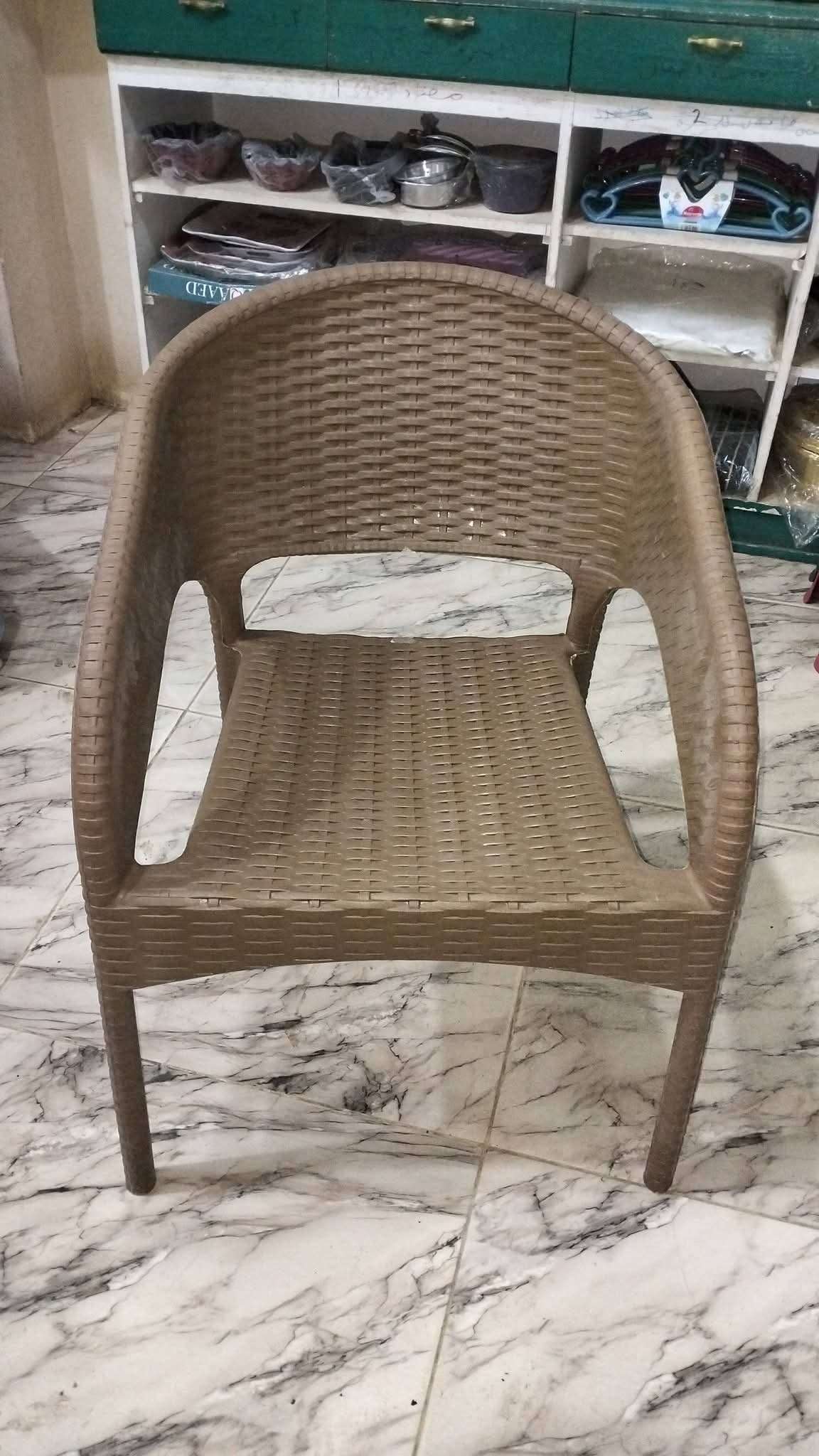كرسي رتان بامبو