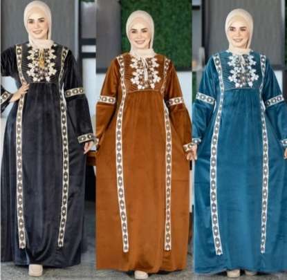 عبايه قطيفه امهات مقاس 6 اكس اصلي