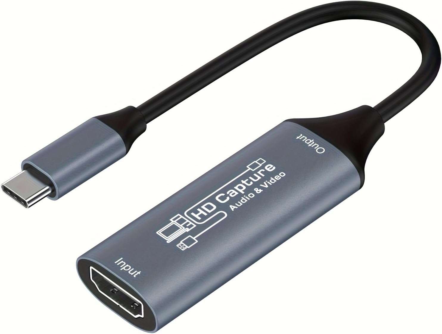 بطاقة التقاط فيديو HDMI إلى USB-C،B0GS43JQCK