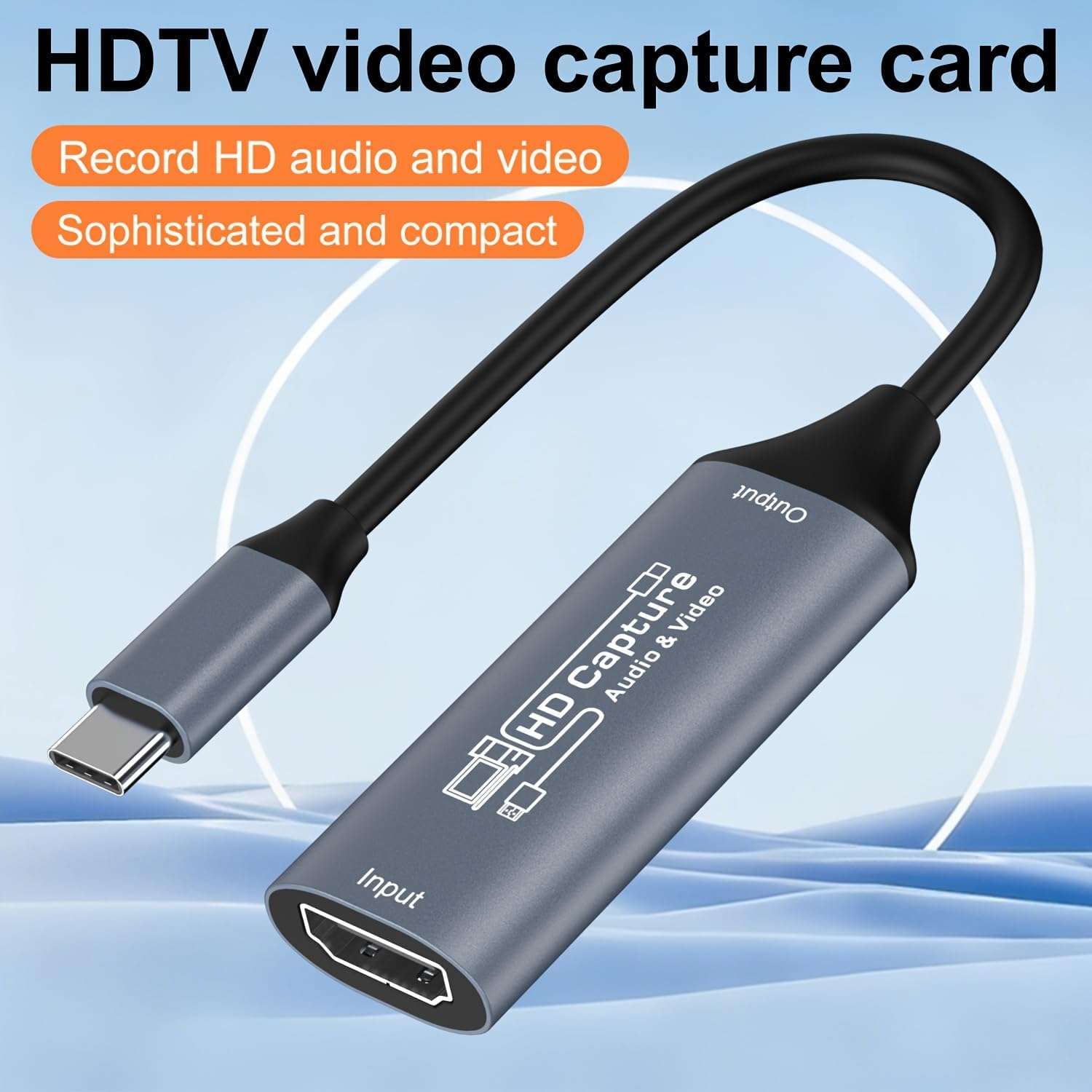بطاقة التقاط فيديو HDMI إلى USB-C،B0GS43JQCK
