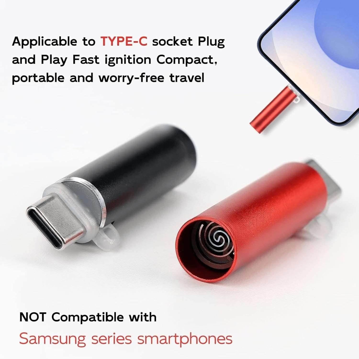 ولاعة كهربائية بمنفذ USB-C، سهلة الاستخدام ومقاومة للرياح-B0GS44NTJ3