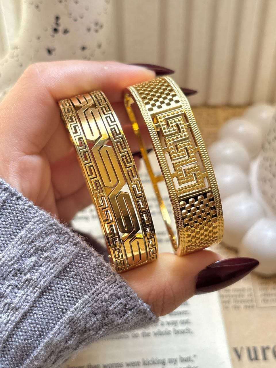 اسورة بالون الدهب شيك جداً جميع الأشكال