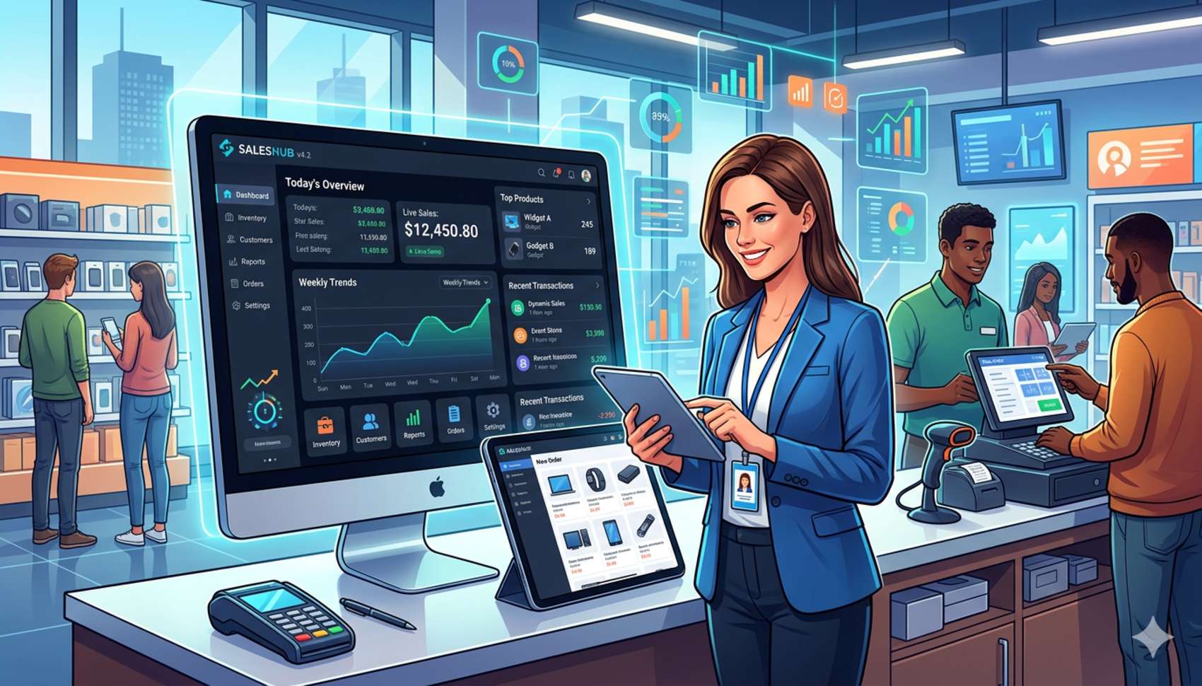 برنامج المبيعات الاونلاين لإدارة المتاجر الالكترونية