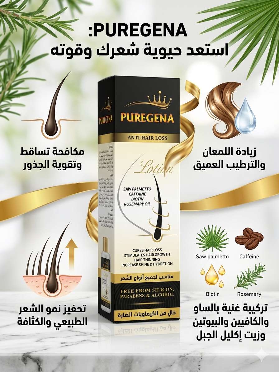 puregena hair lotion anti hair fall | سيزما