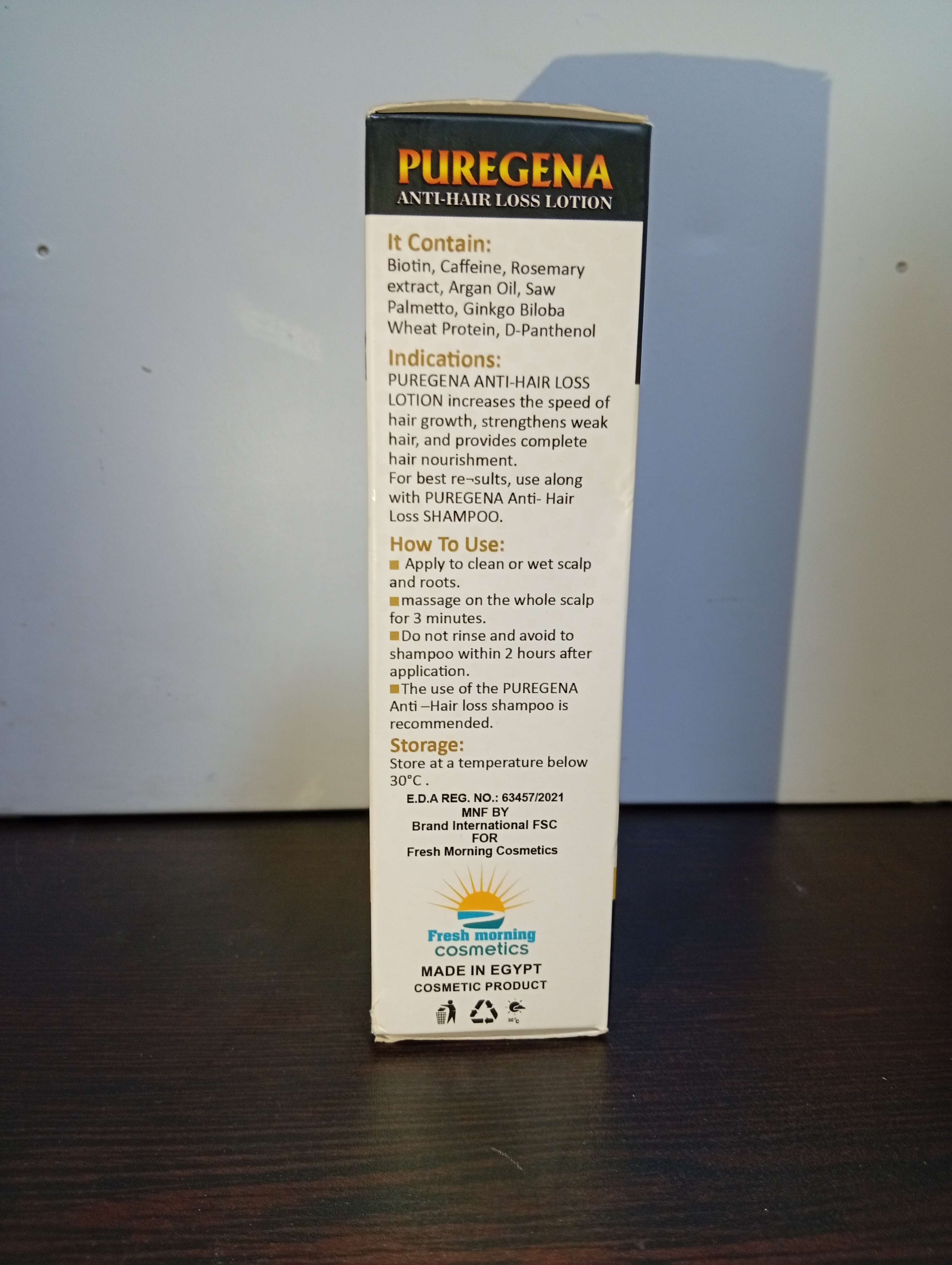 puregena hair lotion anti hair fall | سيزما