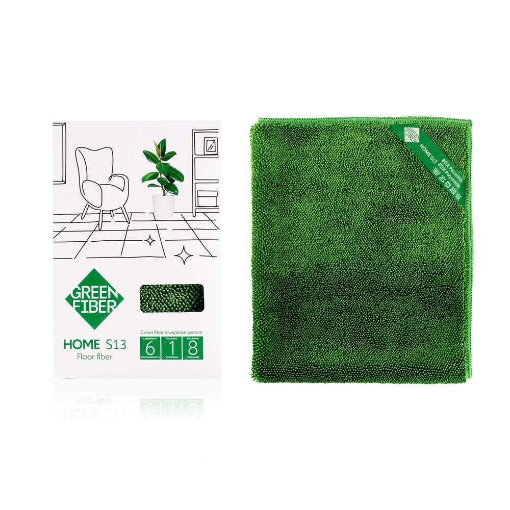 ليفة فايبر تويست Green Fiber HOME S13 للأرضيات أخضر