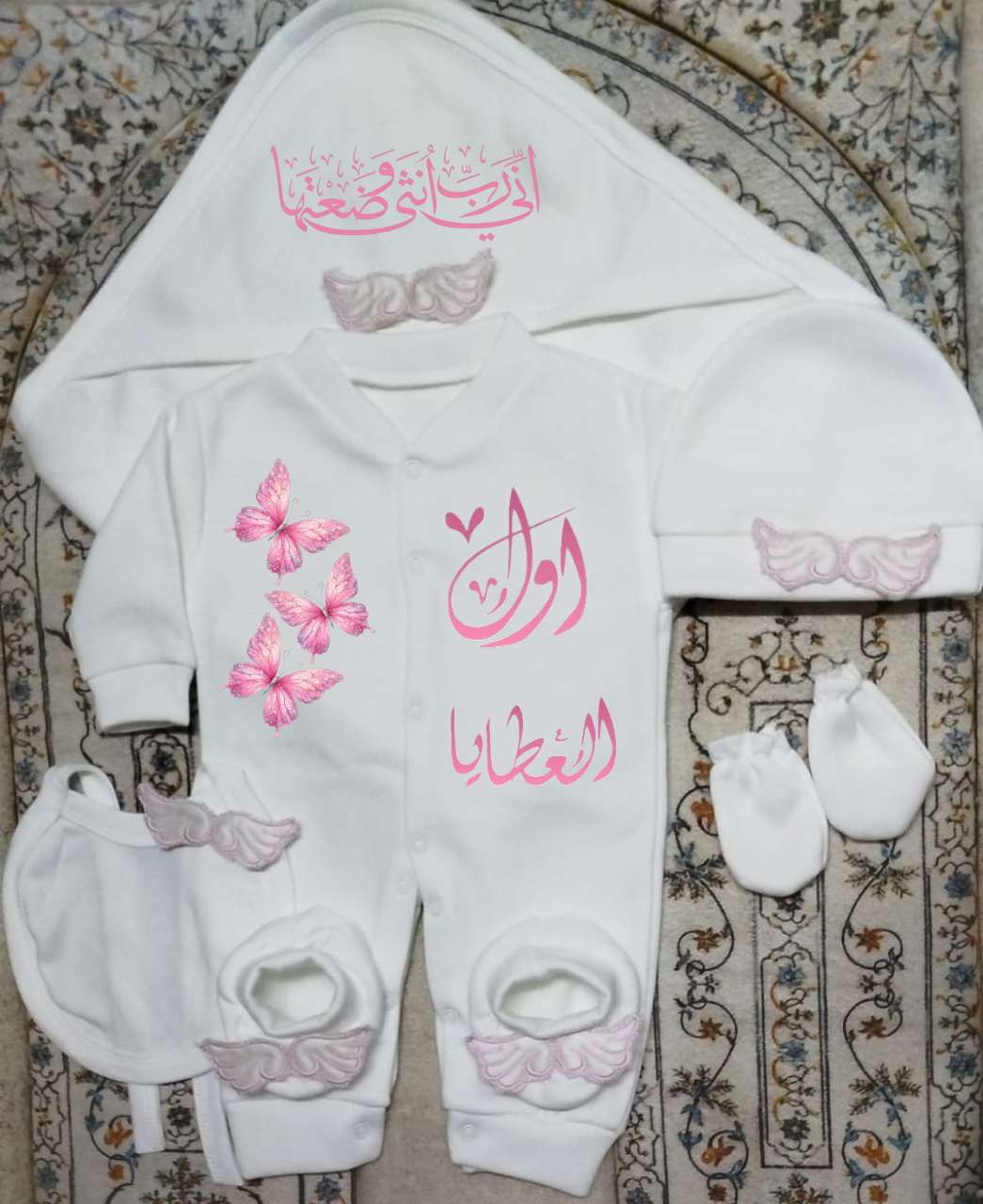 طقم جناحات 6 قطع للبنات تصميم رقم 7