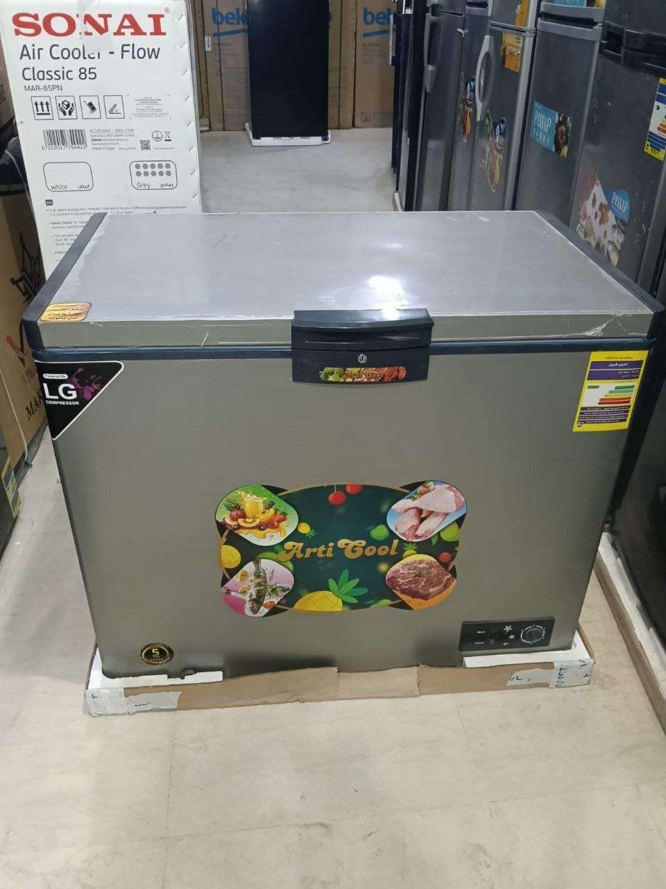 ديب فريزر Arti cool341 لتر موديل 350تخزين  موتور LG