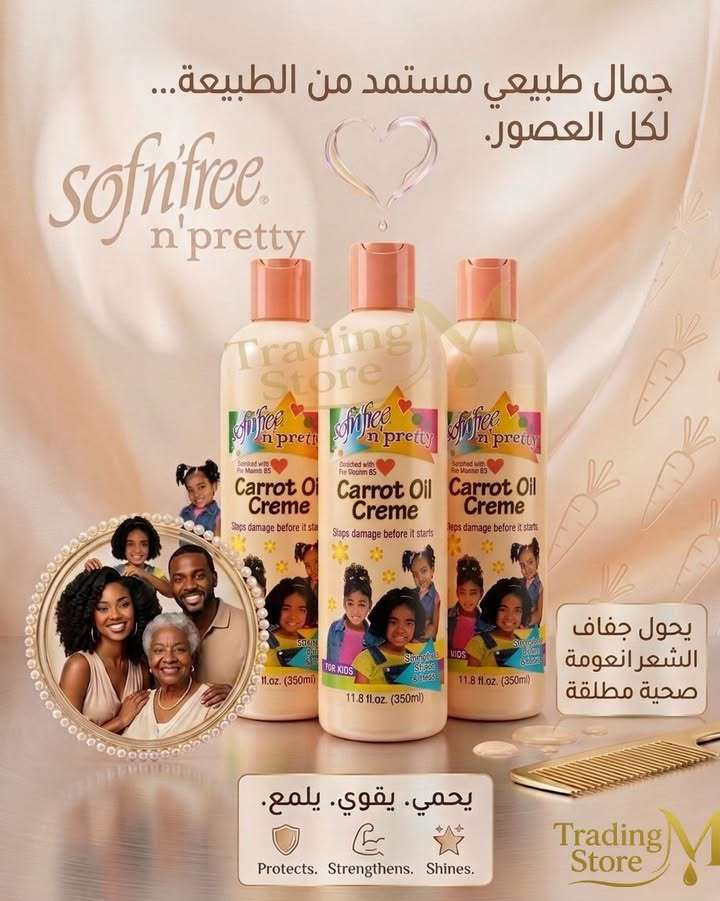 كريم زيت الجزر السحرى   Sofnfree n pretty Carrot Oil Creme