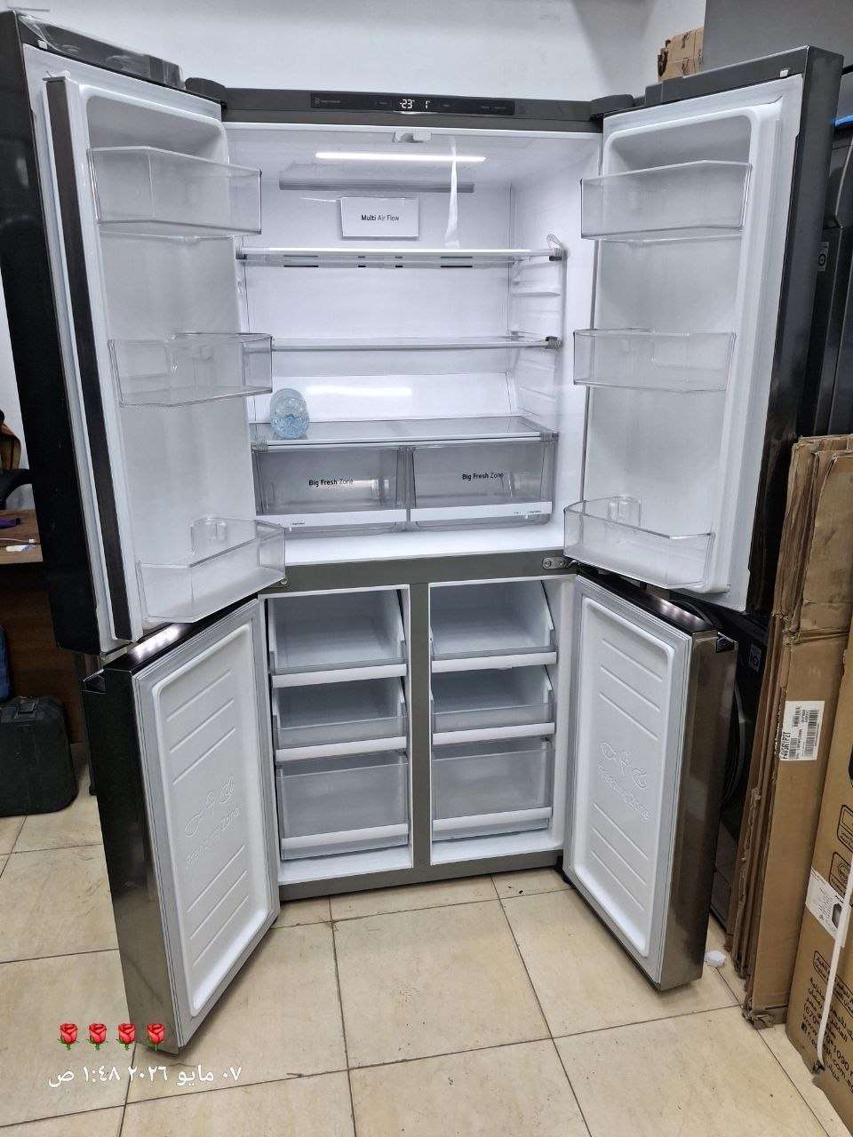 ثلاجة LG 4 باب دوبلكس   4 Door Duplex Refrigerator GC-B22FTL 530L