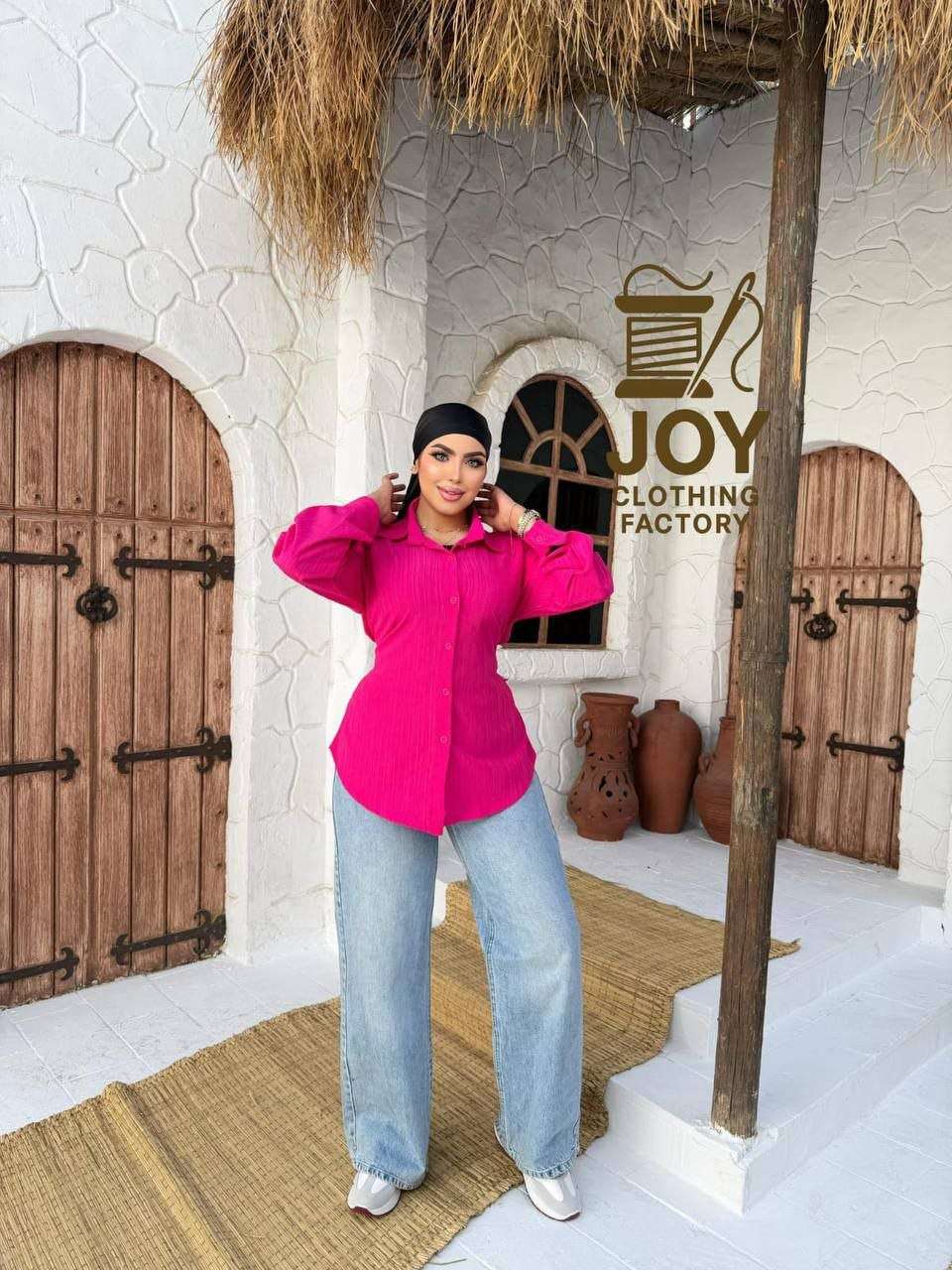 شميز زراير برباط من الخلف