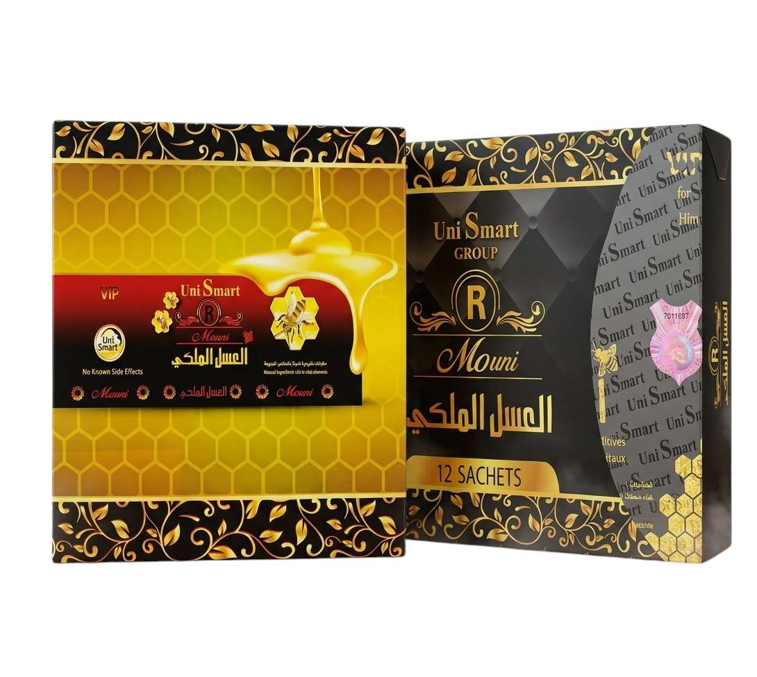 العسل الملكي  أكياس عسل طبيعية لدعم المناعة والطاقة الجنسية للرجال