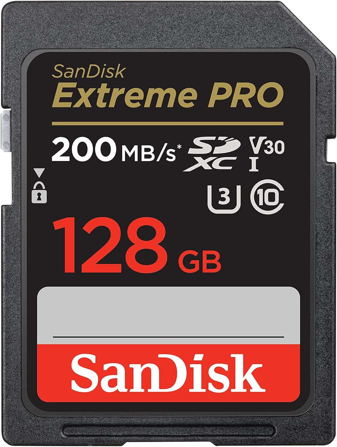 كارت ميموري سان ديسك إكستريم برو 128GB للكاميرات الاحترافية سرعة 200MB