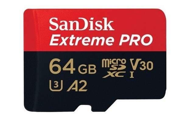 كارت ميموري سان ديسك ميكرو إكستريم برو 64GB سرعة 200MB