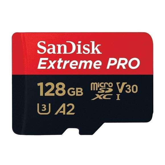 كارت ميموري سان ديسك ميكرو إكستريم برو 128GB سرعة 200MB