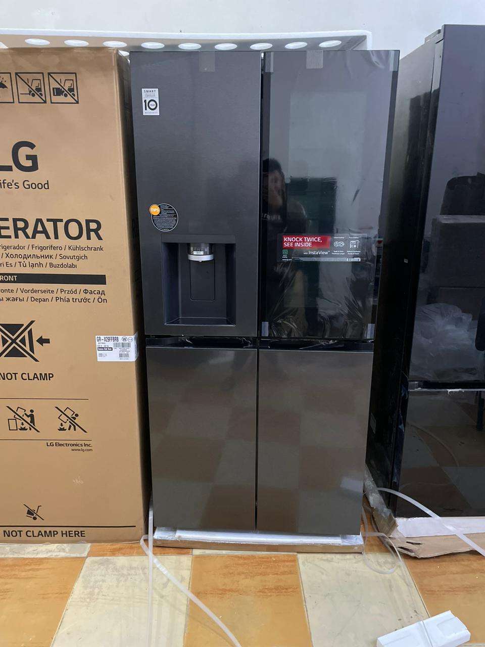تلاجة ال جي انستا فيو 600لتر كورى اسيراد بسعر لقطه