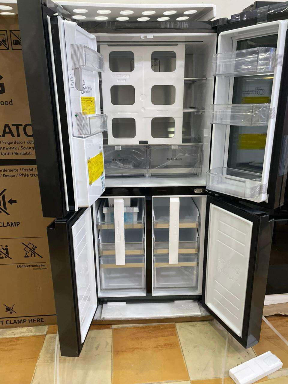 تلاجة ال جي انستا فيو 600لتر كورى اسيراد بسعر لقطه