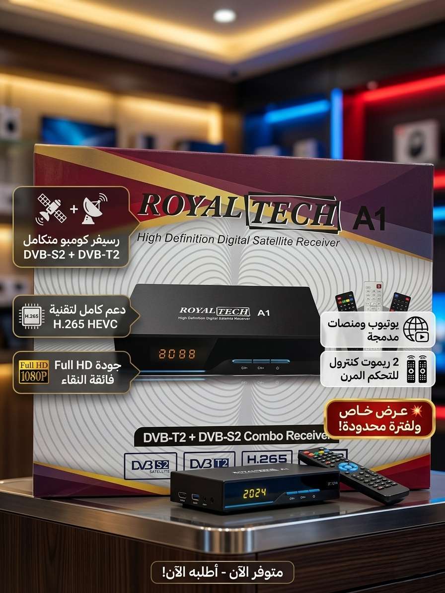 ريسيفر رويال تك ROYALTECH A1