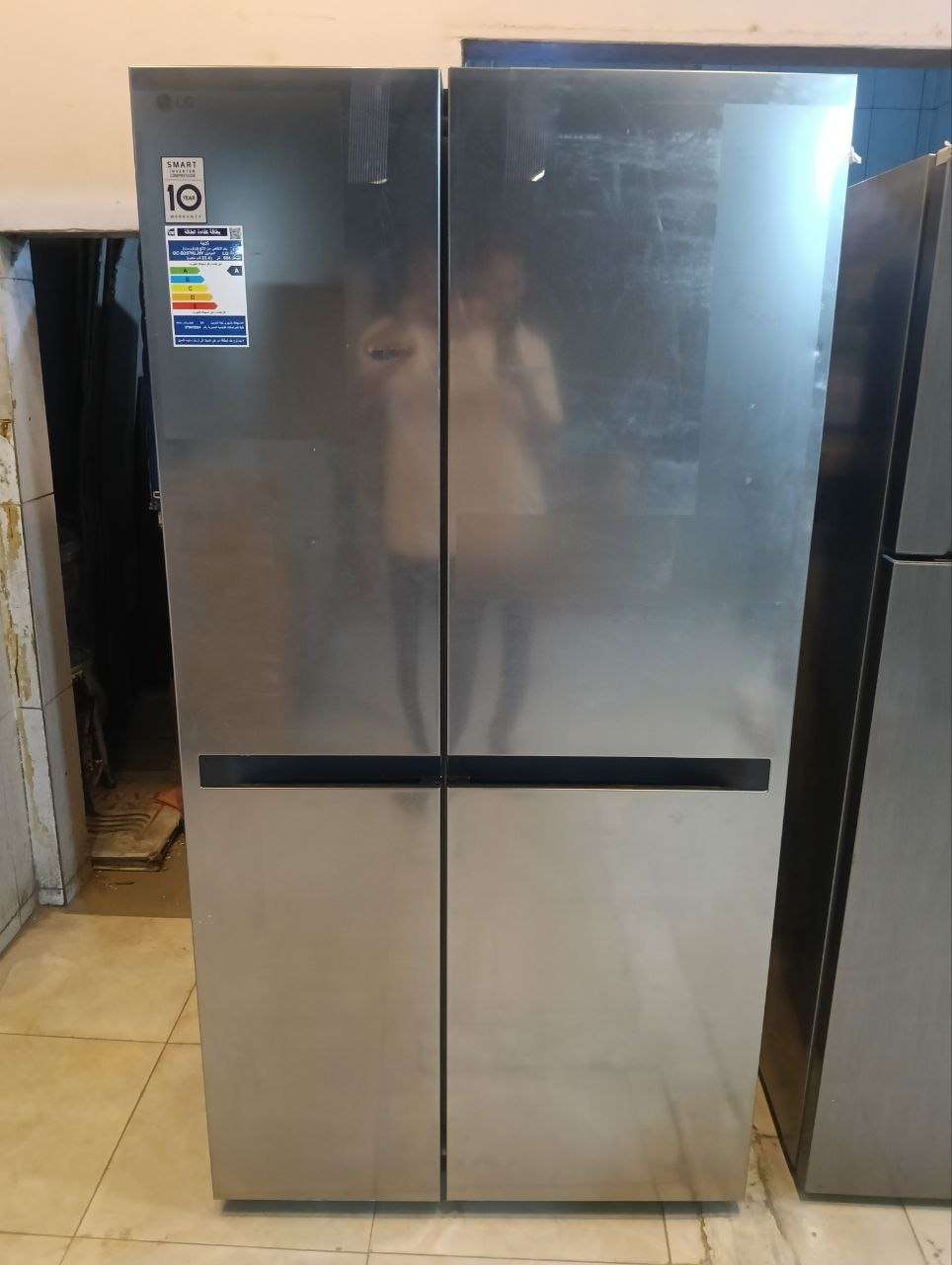 ثلاجة إل جي سايد باي سايد LG Side by Side Refrigerator  664L