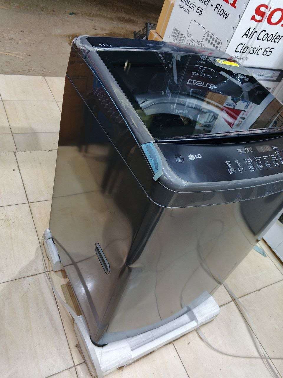 غسالة ال جي  LG Top Automatic Washer  13 KG Inverter