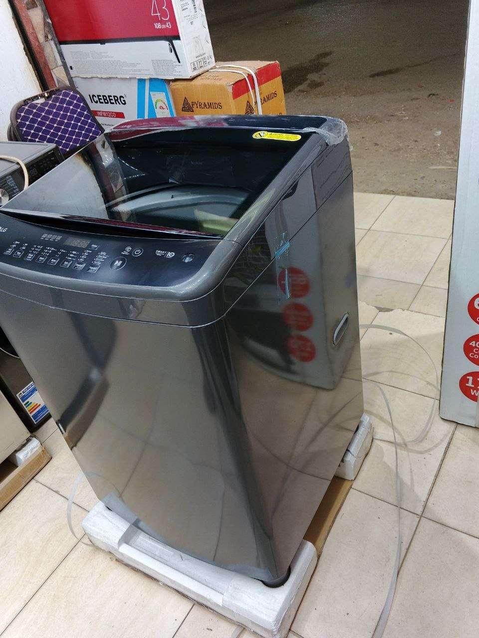غسالة ال جي  LG Top Automatic Washer  13 KG Inverter