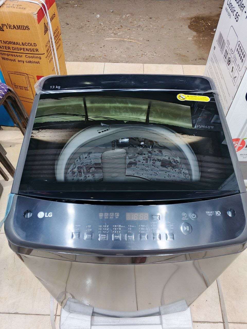 غسالة ال جي  LG Top Automatic Washer  13 KG Inverter