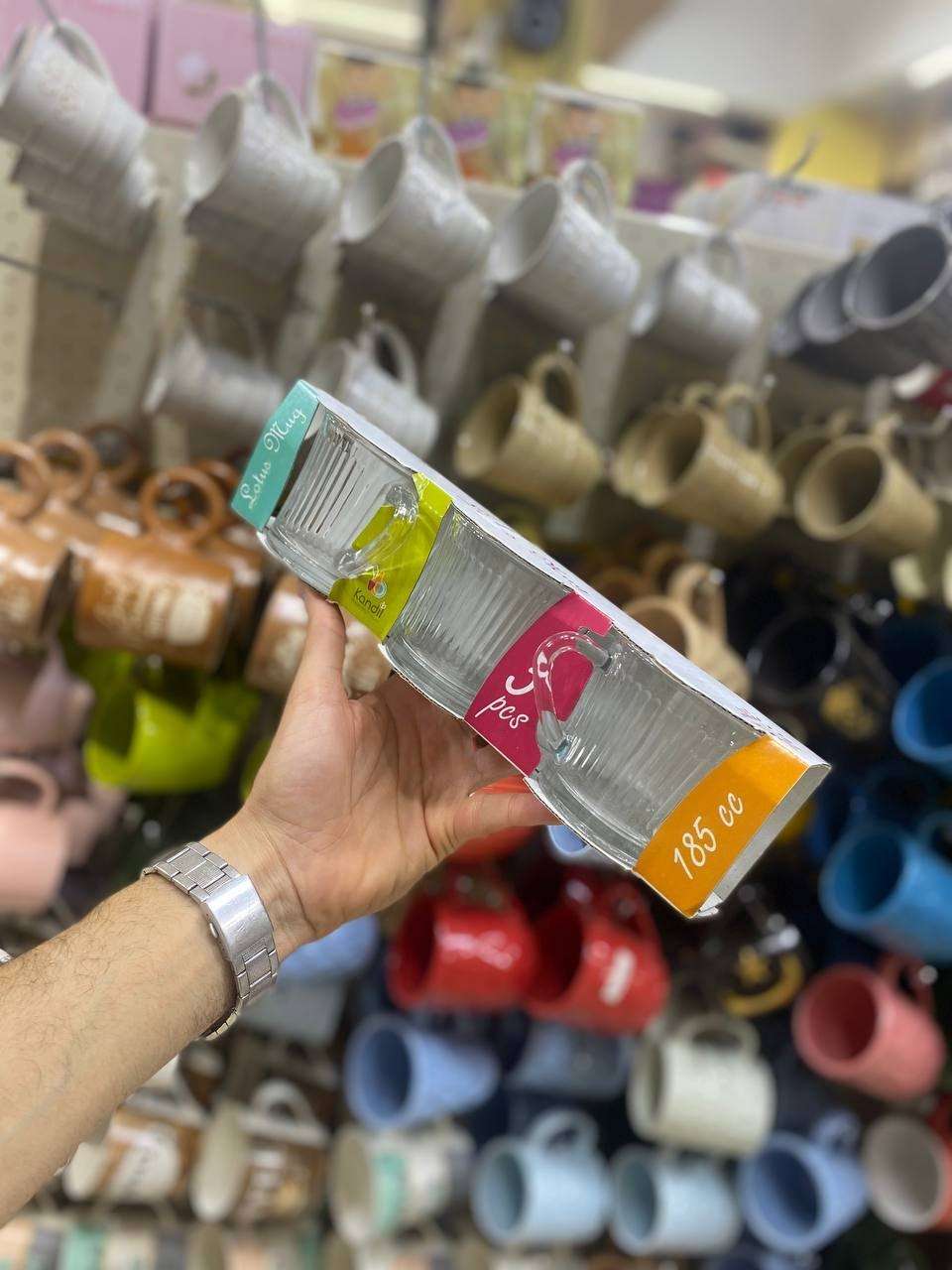 طقم شاى مضلع