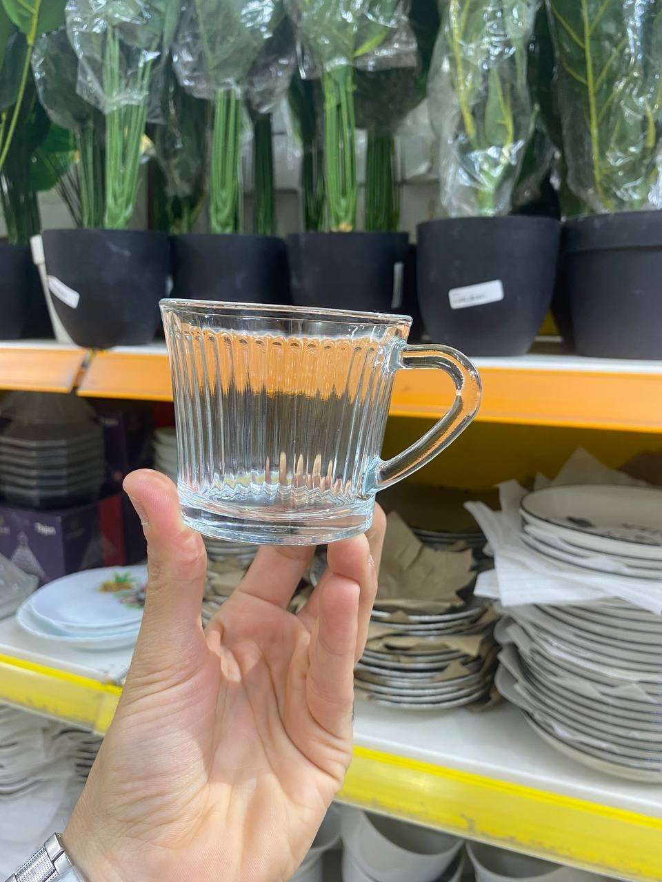 طقم شاى مضلع
