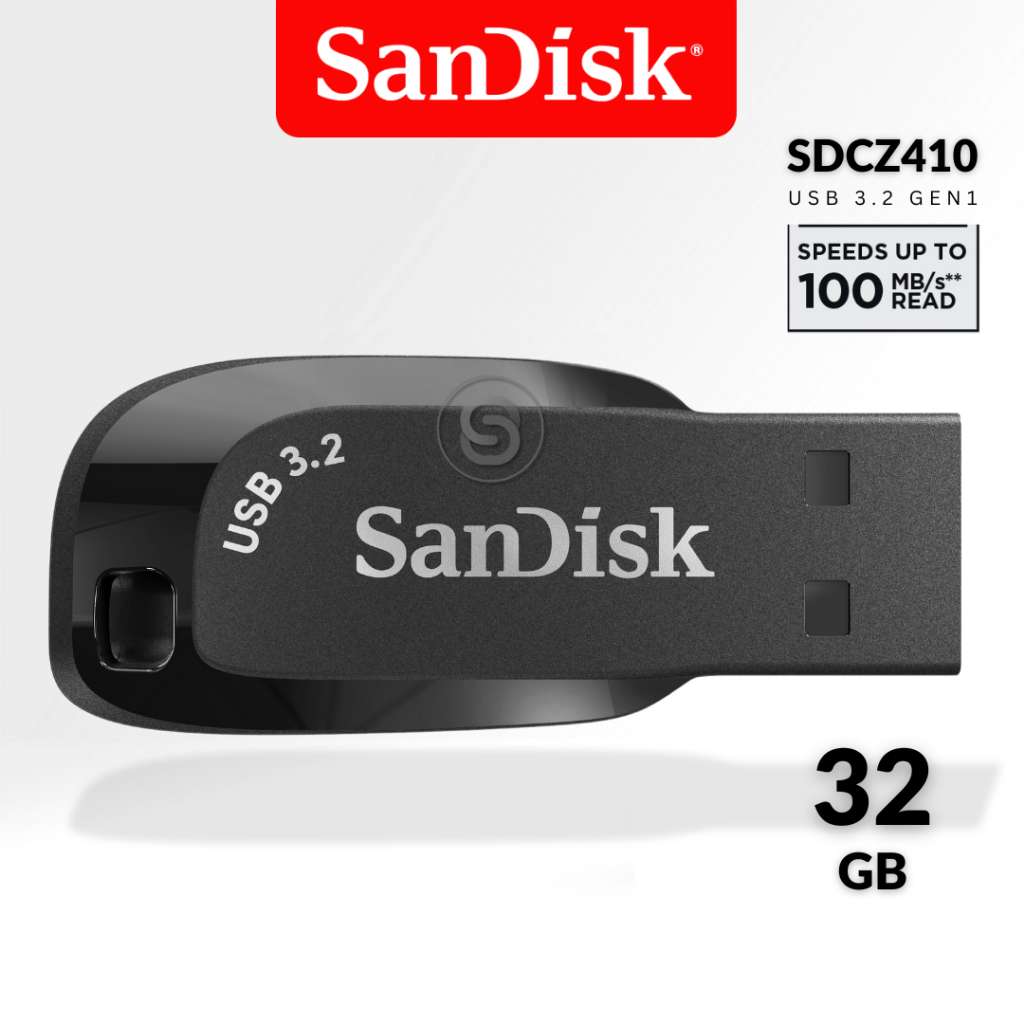 فلاشة SanDisk Ultra Shift سعة 32 جيجابايت - USB 3.2 فائقة السرعة