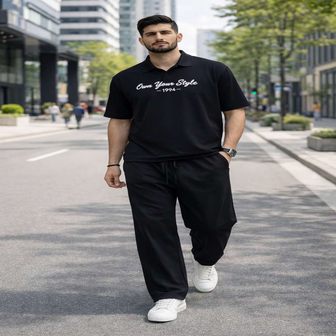ترنج سوت Your Style Wide Leg ستايل عصري راحة طول اليوم خامة انترلوك لي