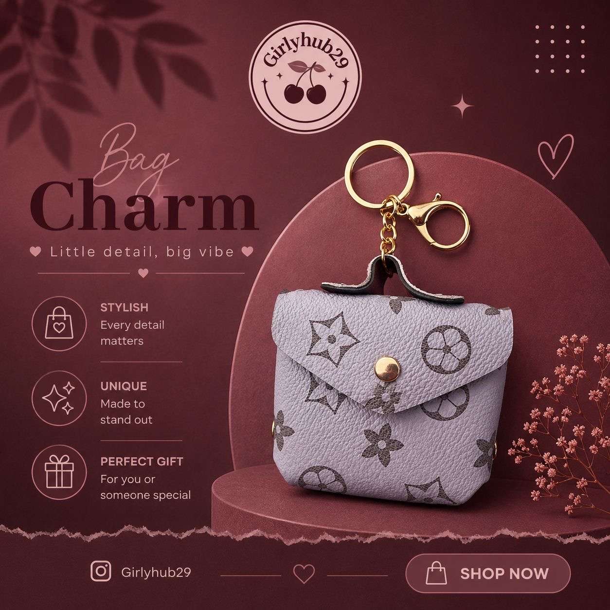 Bag charm