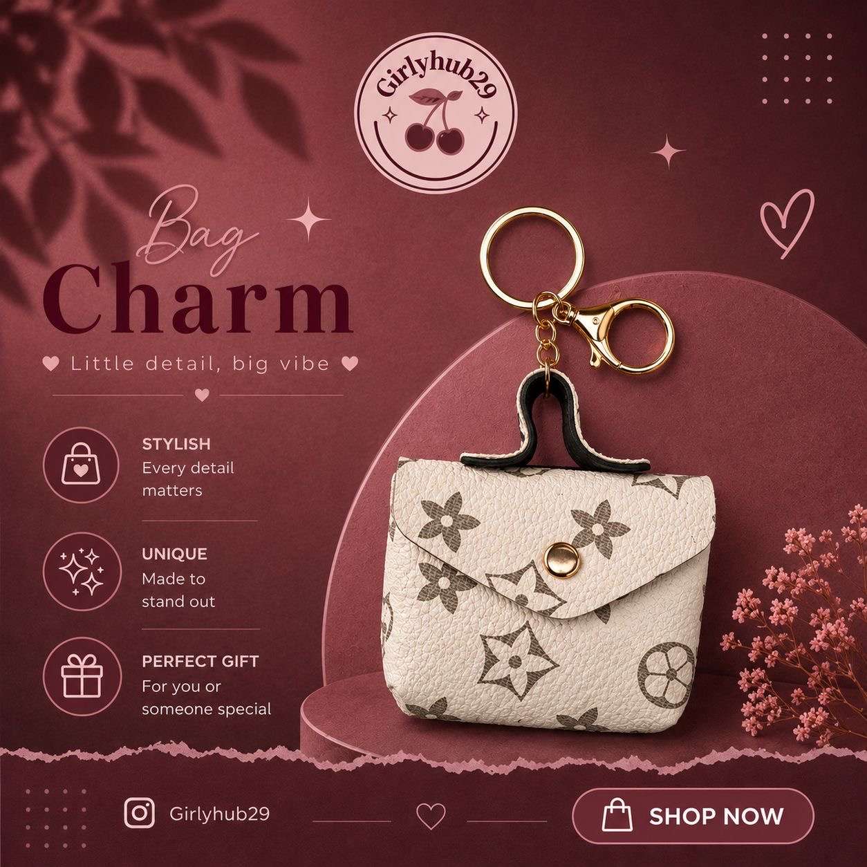 Bag charm