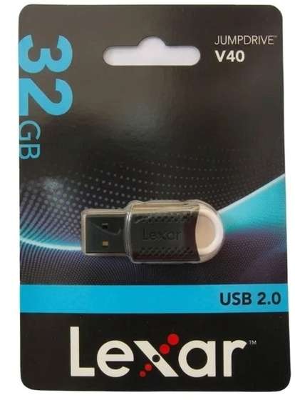 فلاشة ليكسار 32 جيجابايت JumpDrive® V40 (LJDV40-32GAB)