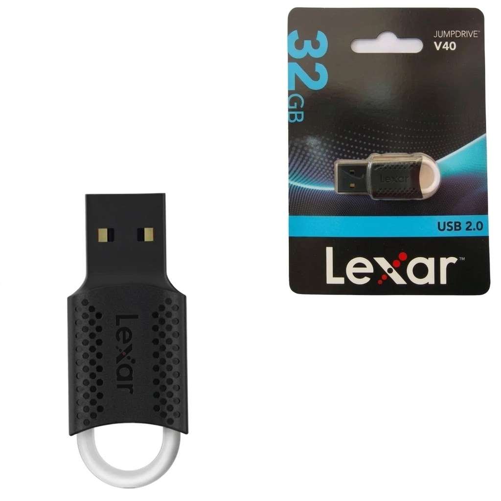 فلاشة ليكسار 32 جيجابايت JumpDrive® V40 (LJDV40-32GAB)