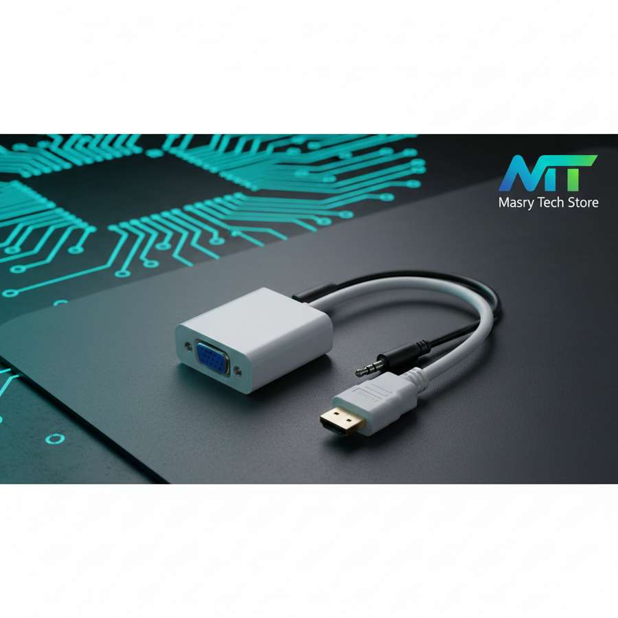 محول (كونفرتر) HDMI إلى VGA للرسيفرات والشاشات