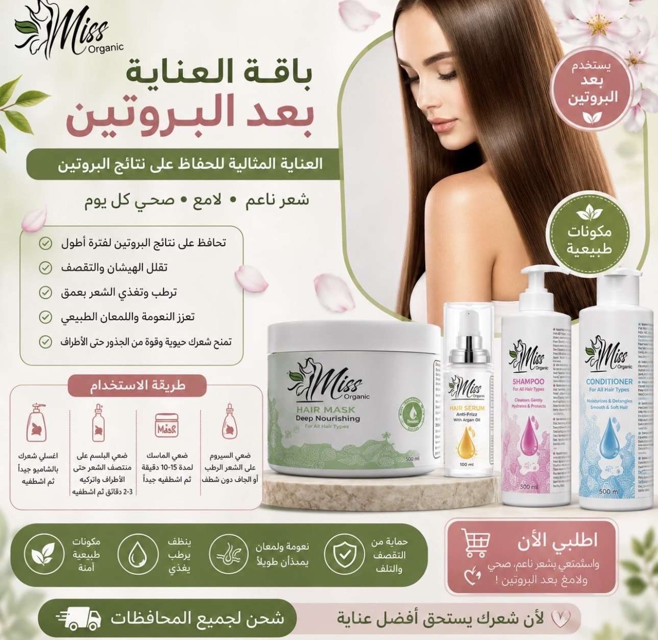 مجموعه العنايه بعد البروتين