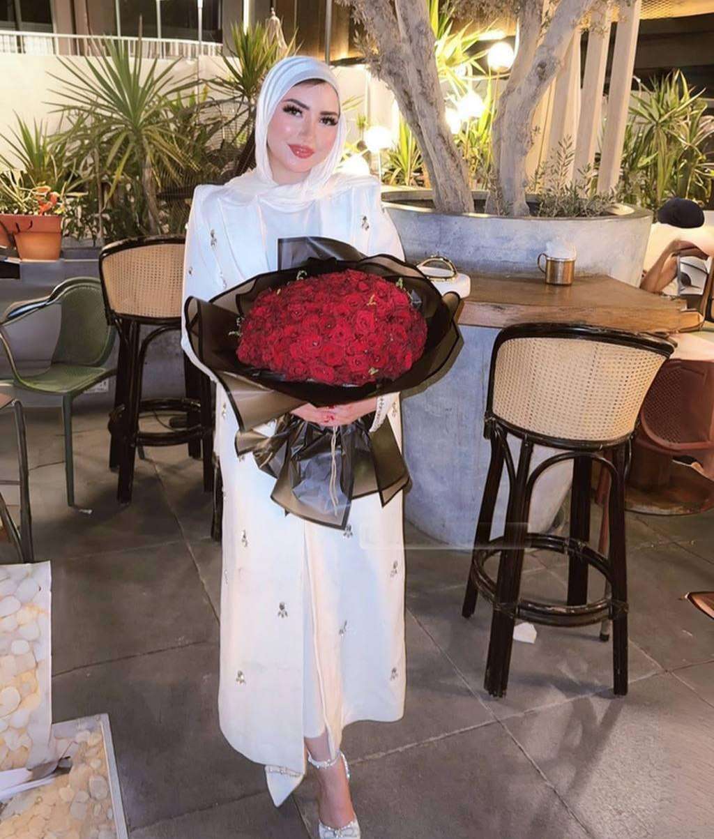 فستان طقم قطعتين بيزك روزالين + كوت روزالين