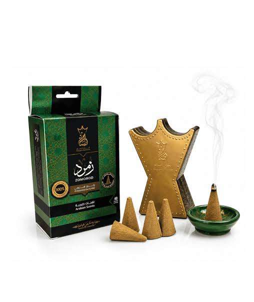بخور هرمي زمرد من أنسام