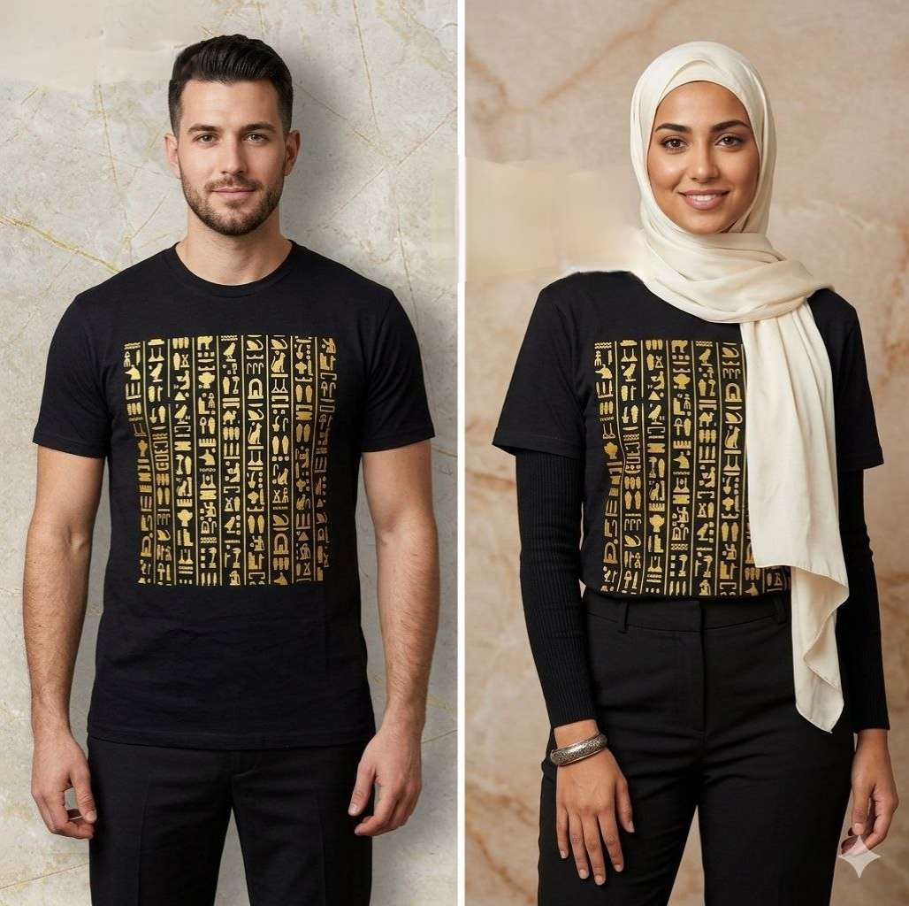تيشرتات طباعة نص كم