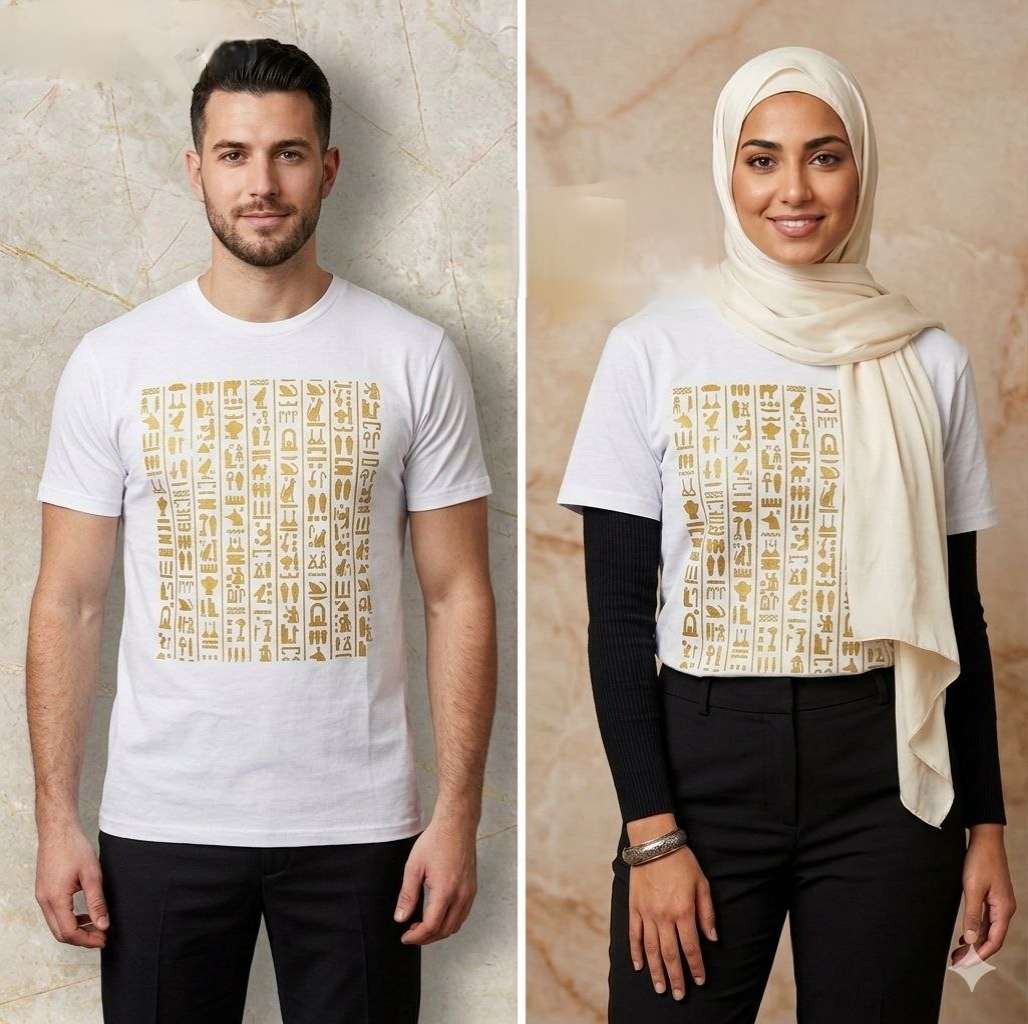 تيشرتات طباعة نص كم